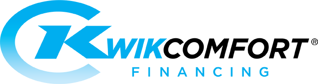 Sky blue HVAC logo design